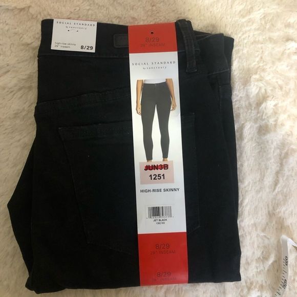 🔴 2/$30 Sanctuary Denim Social Standard Ladies' Skinny Jean high rise - Picture 2 of 6